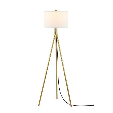 Galilea Modern Tripod Floor Lamp in Gold