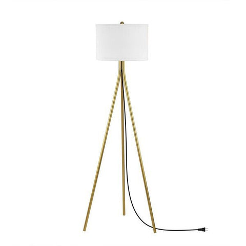 Galilea Modern Tripod Floor Lamp in Gold