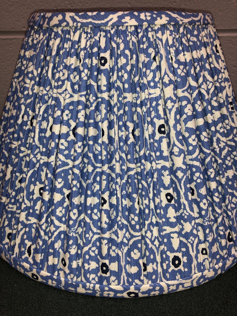 Gathered Com Linen Empire Blue