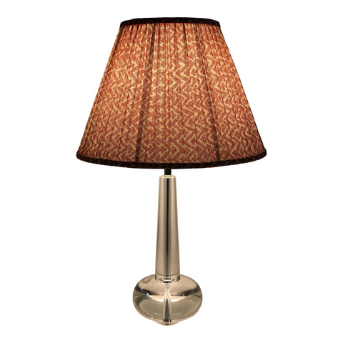 Custom Fermoie Fabric Empire Shades – 16" and 18" Bases