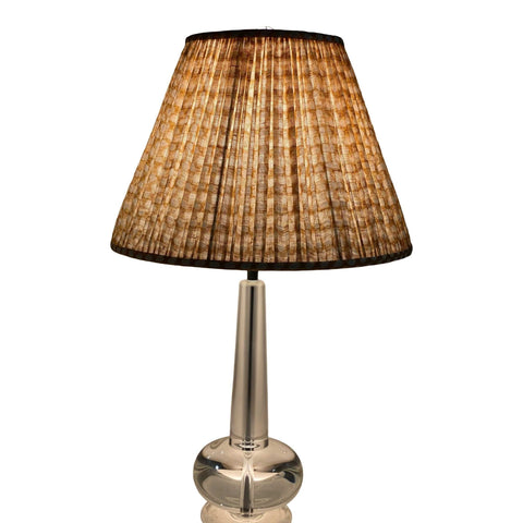 Custom Fermoie Fabric Empire Shades – 16" and 18" Bases