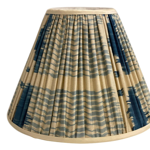 Gathered Ikat Silk Empire 12” Base