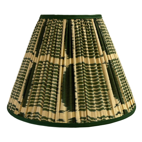 Gathered Ikat Silk Empire