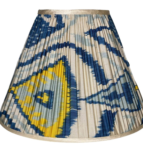 Gathered Ikat Silk Empire