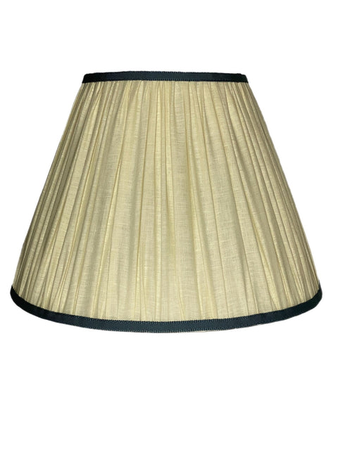 Gathered Sugar Linen Shades in Two Sizes