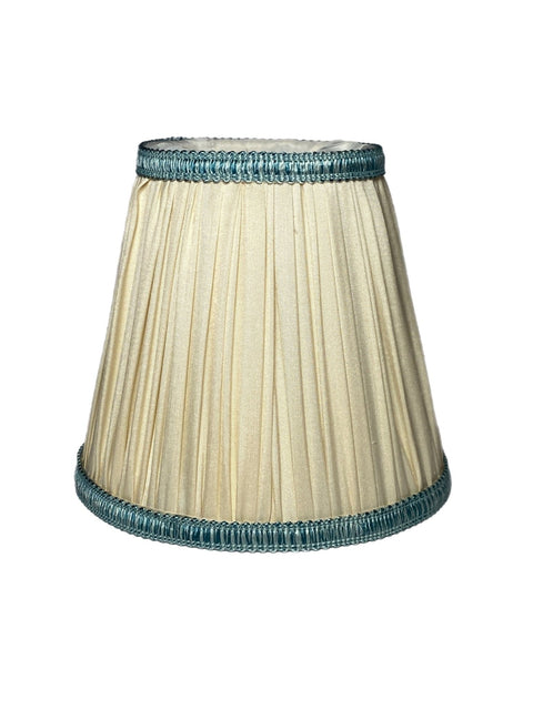 Gathered Sugar Silk Chandelier Shades - Two sizes