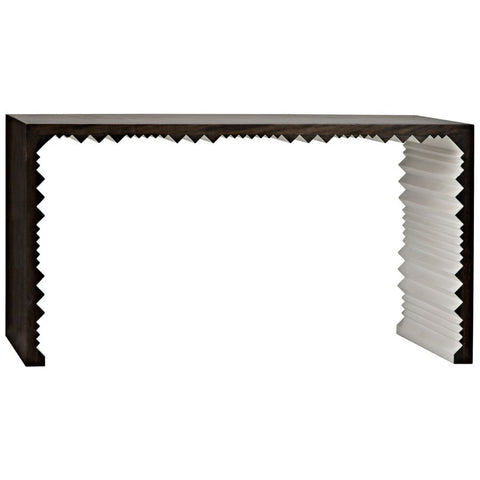Nelson Modern Entryway Console with Block Foot Style