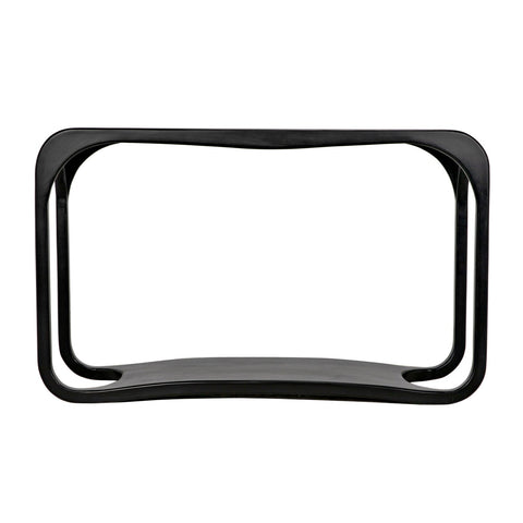 Noir Timeless Minimalist Curved Entryway Console