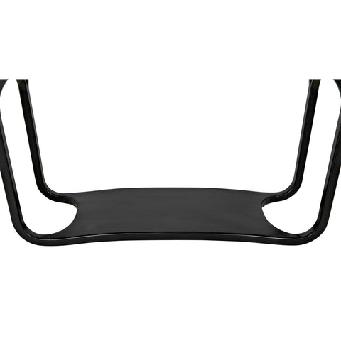 Noir Timeless Minimalist Curved Entryway Console