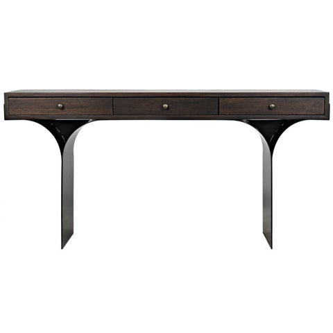 Truss Modern Industrial Rectangle Desk with Bracket Frame