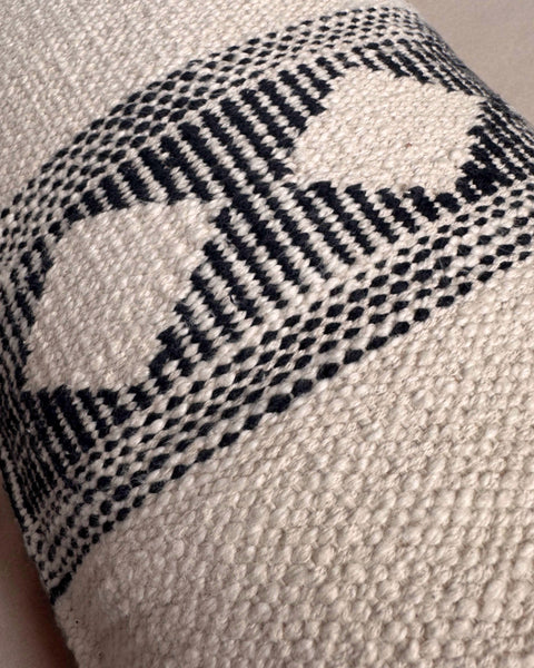 Powered by People Bohemian Textured Pillow Cover with Zipper Closure - 12 x 20