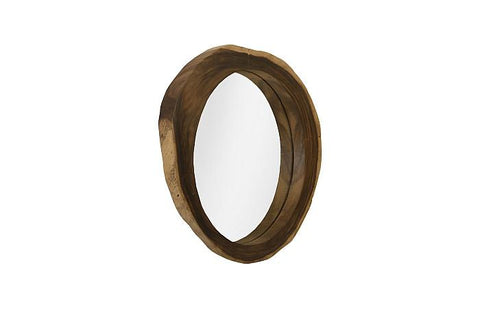 Organic Rustic Asymmetrical Wall Mirror for Entryway