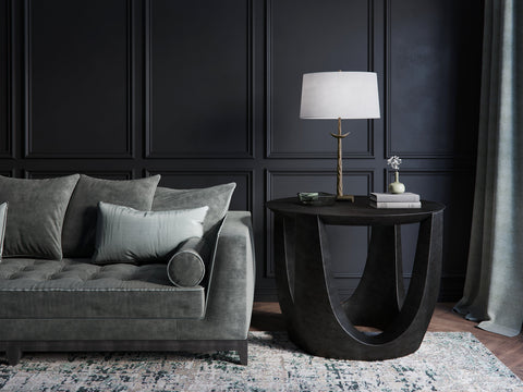 Gianna Column Handcrafted Eclectic Table Lamp