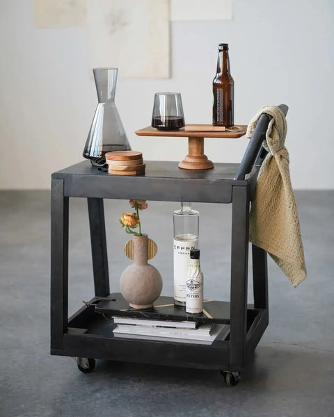 The Lifestyle Lab Smolder Modern Minimalist Glassware - Set of 2