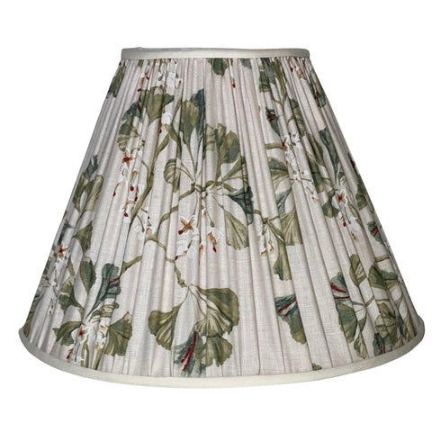Greenacre Leaf Green Gathered Lampshades