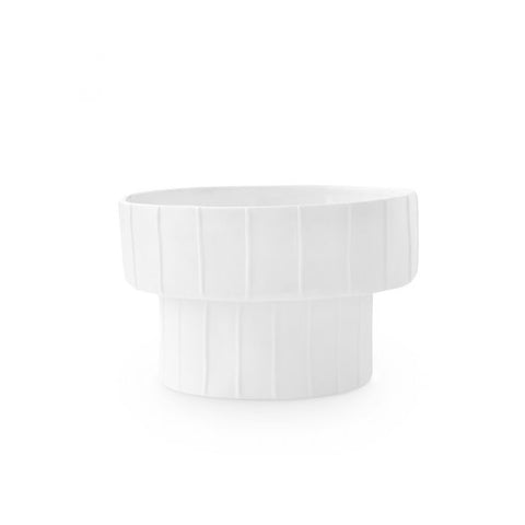 Decorating Essentials Contemporary Embossed Bowl Vase