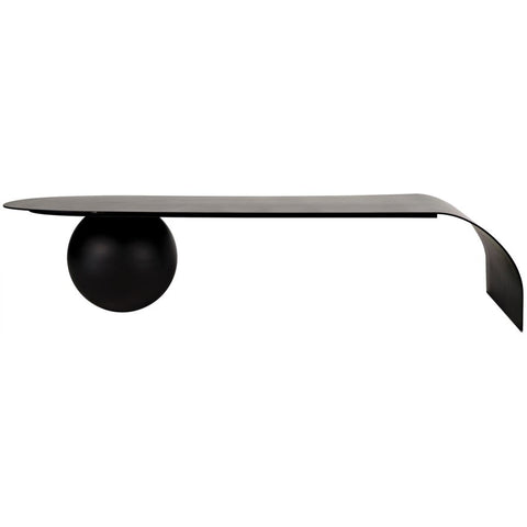 Rosario Timeless Minimalist Curved Coffee Table