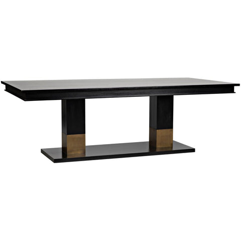 Ravenko Refectory Rectangle Dining Table with Block Plinth Base