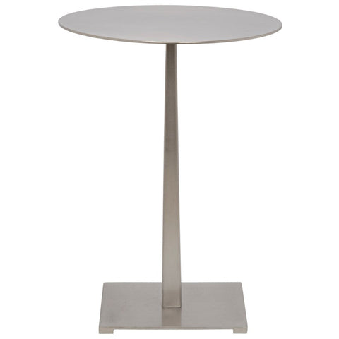 Stiletto Minimalist Pedestal Accent Table