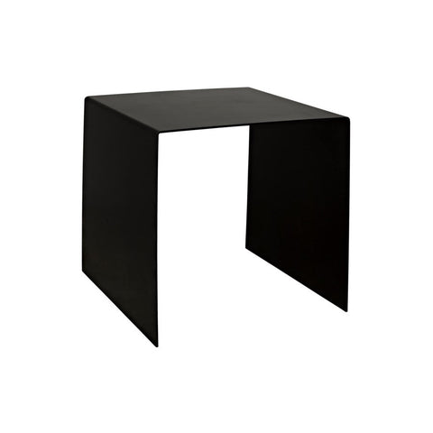 Yves Timeless Minimalist Center Table with Block Foot Accent Table