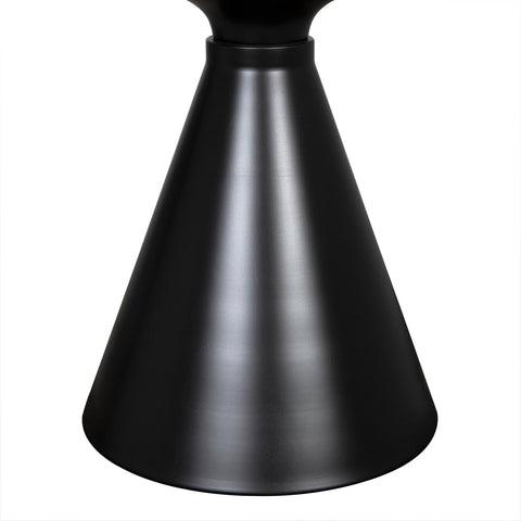 Noir Modern Curved Drum Center Table Accent Table