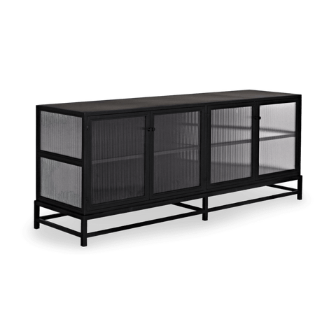 Chandler Industrial Sideboard with Knob Handles Cabinet