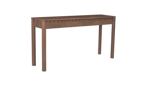 Wiley Artful Traditionalist Scalloped Entryway Console