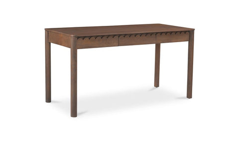 Wiley Artful Traditionalist Modern Desk with Scalloped Design