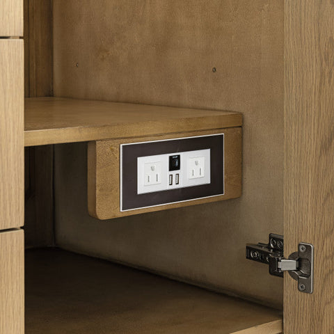 Hudson Modern Double Equal Bowl Bathroom Vanity