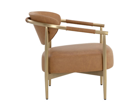 Timeless Minimalist Barrel Lounge Chair with Tapered Legs