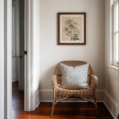 Hemlock Throw Pillow in Mineral