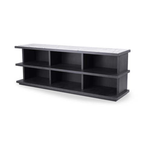 Miguel Contemporary Media Cabinet with Matte Finish
