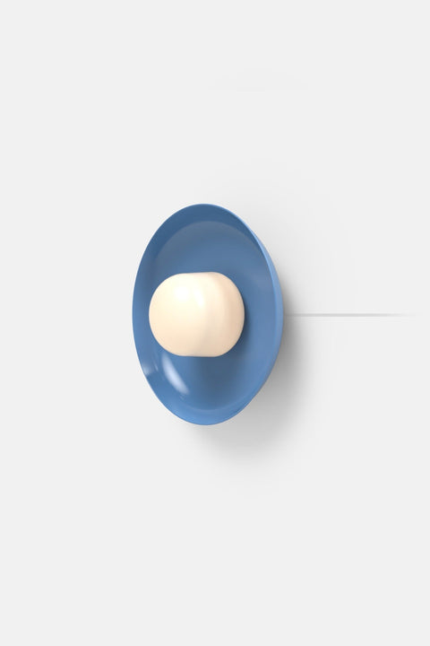 Hoist Sconce Corded - Large Glass Diffuser - Medium Shade