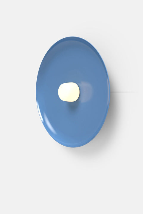 Hoist Sconce Corded - Small Glass Diffuser - Large Shade