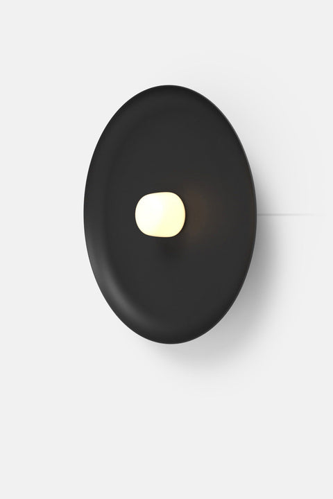 Hoist Sconce Corded - Small Glass Diffuser - Large Shade