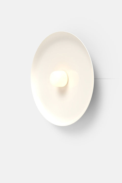 Hoist Sconce Corded - Small Glass Diffuser - Large Shade