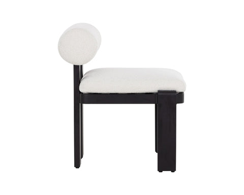 Timeless Minimalist Modern Upholstered Dining Side Chair
