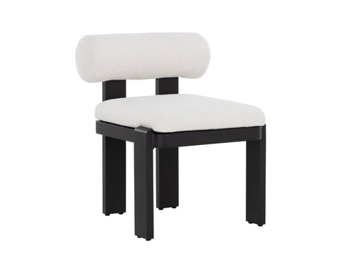 Timeless Minimalist Modern Upholstered Dining Side Chair