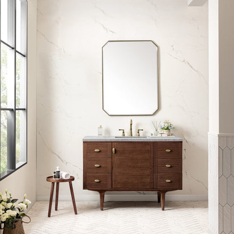 Amberly Mid Century Freestanding Bathroom Vanity with Closed Storage