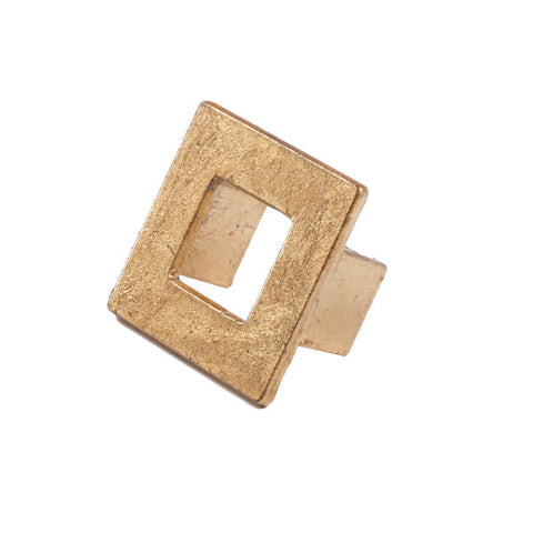 Hudson Modern Metal Square Cabinet Knob