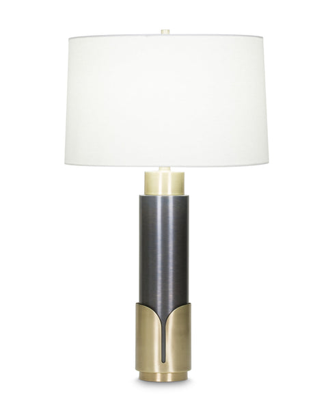 Huxley Art Deco Column Accent Table Lamp