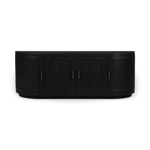 Accent Cabinet with Pull Handle Solid Cabinet