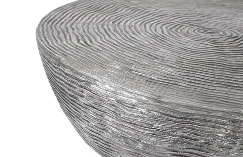 Nature-Driven Modernist Round Drum Coffee Table Modern Design