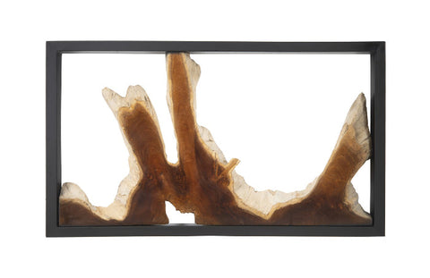 Framed Root Wall Art Organic Modern Three-dimensional Wall Sculpture