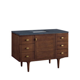 Amberly Mid Century Modern Bathroom Vanity with Single Bowl