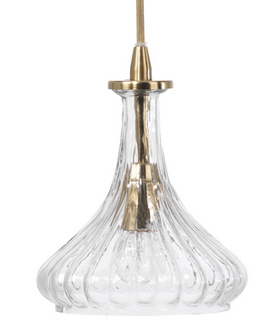 Isabella Ambient Vintage Fluted Bell Pendant Light