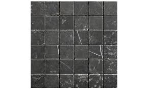 Taurus Black Tumbled Marble Tile 4"x 4"