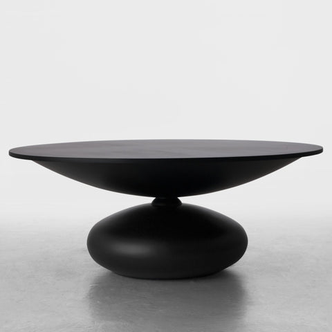 Bacone Timeless Minimalist Modern Drum Coffee Table