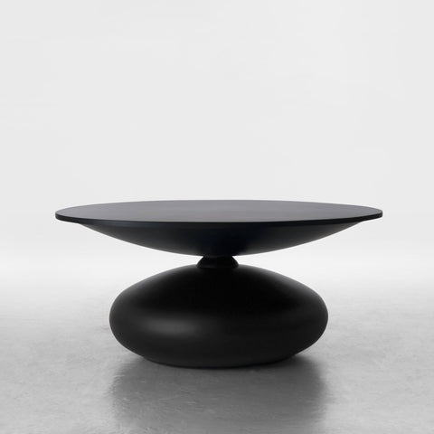 Bacone Timeless Minimalist Modern Drum Coffee Table