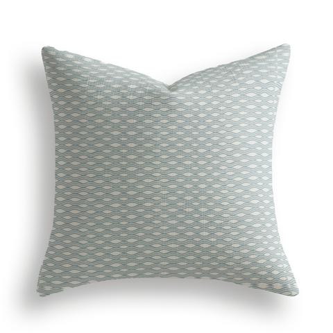 Inlet Throw Pillow in Cloud